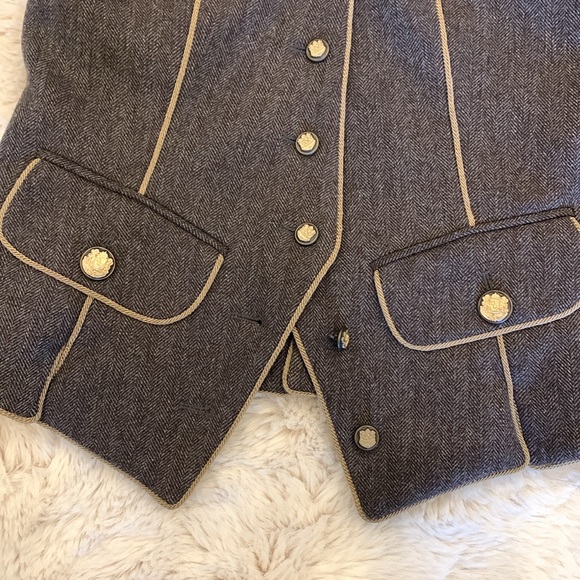 DOLCE & GABBANA, VEST, made in Italy wool size 42 - Picture 4 of 9